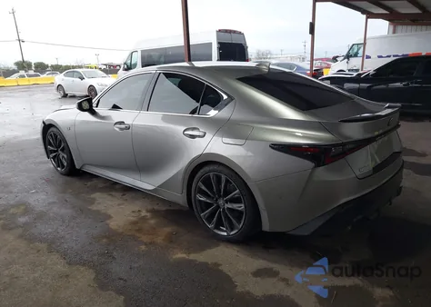2021 Lexus Is 350 F Sport z USA, uszkodzony, nr VIN JTHGZ1B25M5044169